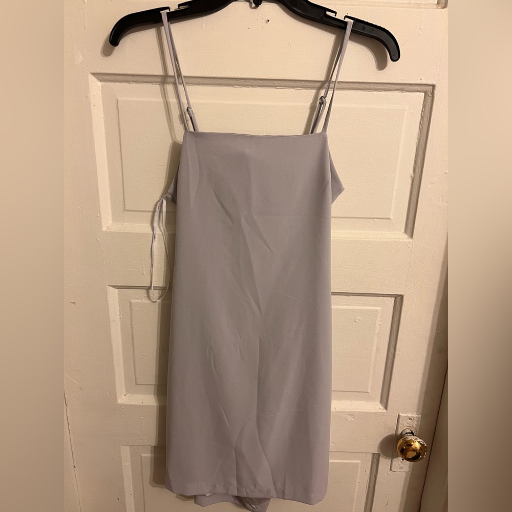 Lulu's Chic Light Gray Dress